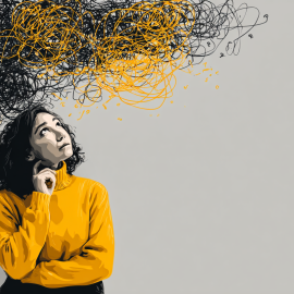 A person using System 2 thinking