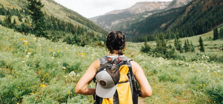 female hiker