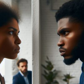 A male and female coworker failing to avoid toxic coworkers as they