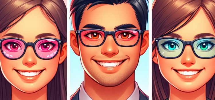 Philosophy of Happiness: Utilitarians, Buddhists, & Oscar Wilde Three cartoon smiling people with glasses representing the philosophy of happiness.