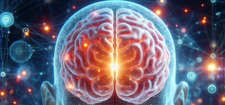 What Does the Prefrontal Cortex Do in the Brain? (Dr. Amen) A glowing brain inside a person's head