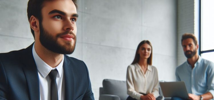 Professional people meeting for an interview