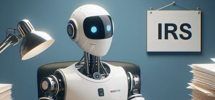 A robot working at the IRS