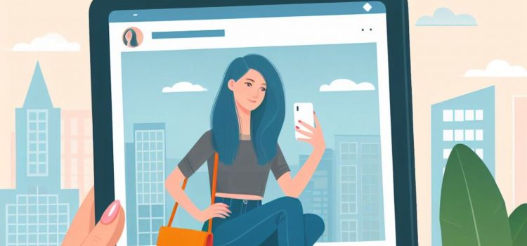 Is Social Media Beneficial or Harmful? Why It Can Be Both A tablet showing an Instagram photo of a woman taking a selfie on social media.