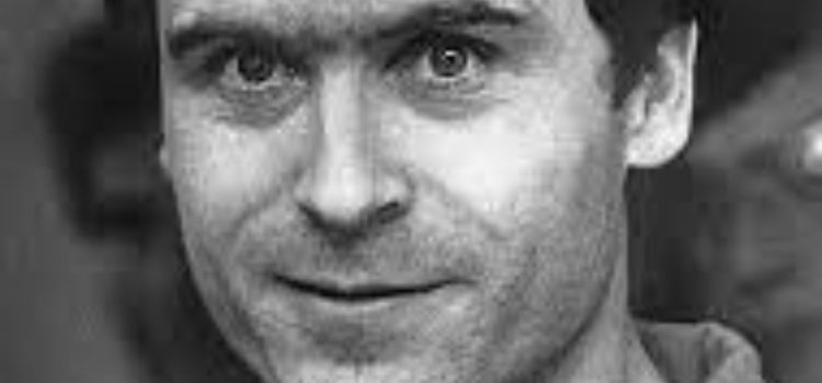 A close-up image of Ted Bundy.