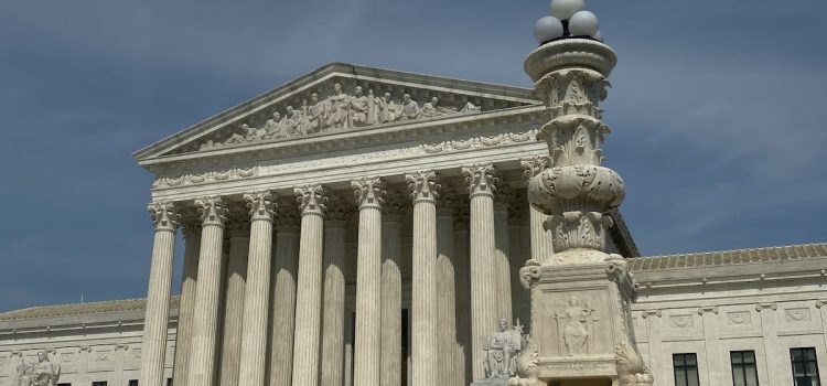 Exterior of the United States Supreme Court building in Washington DC