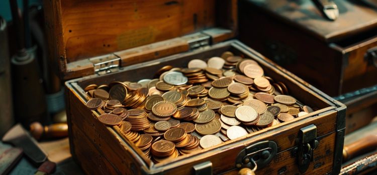 Using the Rule #1 Investing Toolbox for Market Timing Rule #1's investing toolbox full of gold coins.