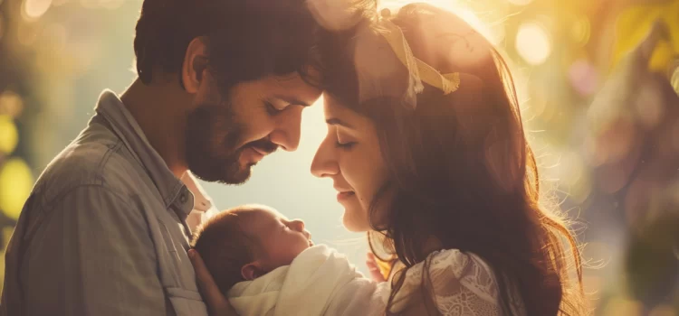 How to Care for a Newborn: 4 Essential Tips for New Parents Parents who know how to care for newborns looking lovingly at their newborn baby