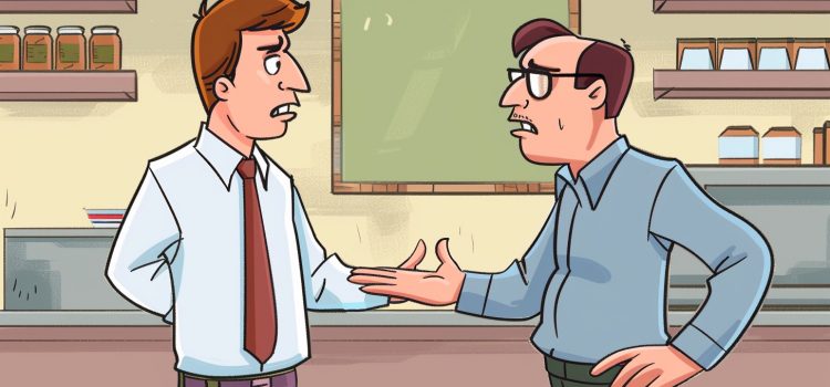 How to Handle Rejection in Sales: 3 Ways to Accept Failure A salesperson being told "no" by a customer, learning how to handle rejection in sales.
