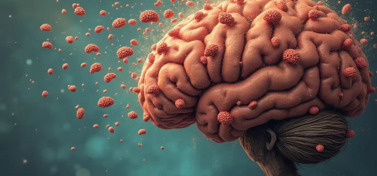 The Thousand Brains Theory: Jeff Hawkins Explains Many tiny brains and one large brain illustrates the Thousand Brains theory