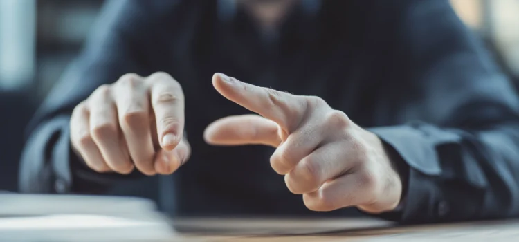 Reality-Checking: A Lucid Dreaming Technique A man practicing lucid dreaming reality-checking by touching two fingers together