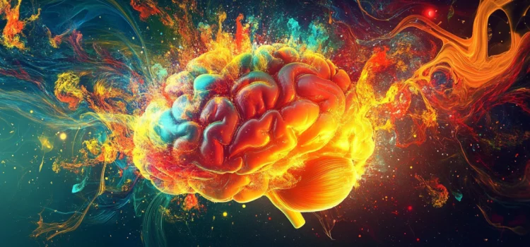 Why Creativity Is Important to Individuals and Society A brain with different colored paints coming from it, signifying why creativity is important
