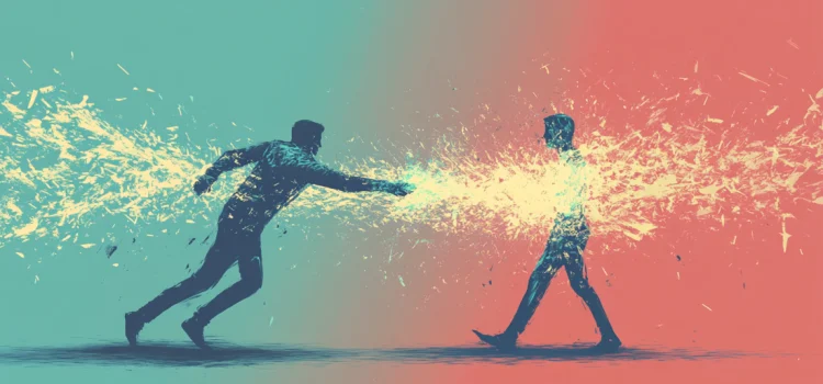 How to Direct Your Energy to Make Your Dreams a Reality A man directing his energy onto someone else