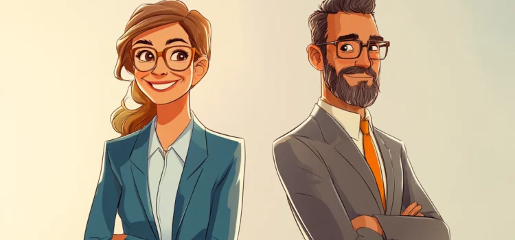 How to Spot Good Management vs. Bad Management Two people representing good management vs bad management