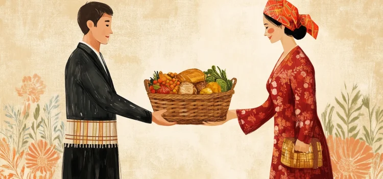 Matt Ridley on Trade vs. Aid: Why Free Trade Is More Beneficial Two people representing the trade vs. aid debate by exchanging food