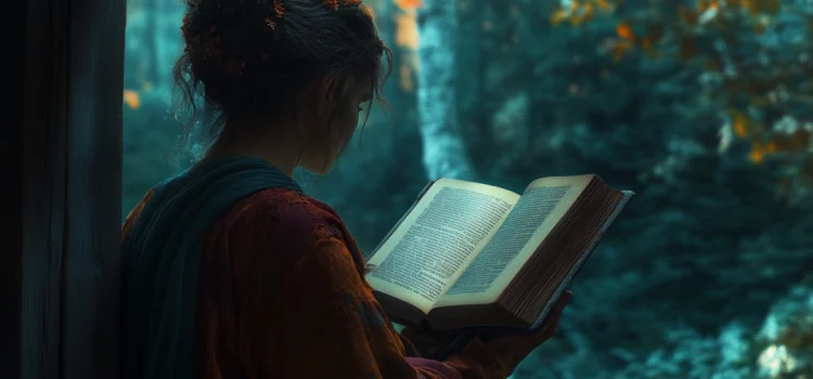 The Top How to Know a Person Quotes About Social Situations A woman reading a book outside in the woods