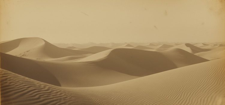 The Middle East in WWI: Fluctuating Alliances & Shifting Sands Sepia image of sand dunes illustrates the Middle East in WWI