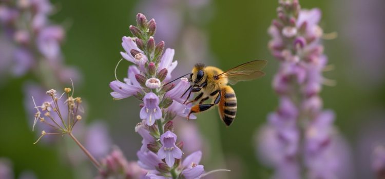 The Incredible Sense of Taste in Animals: More Than Just Tongues A bee on a lavender-colored flower illustrates the sense of taste in animals