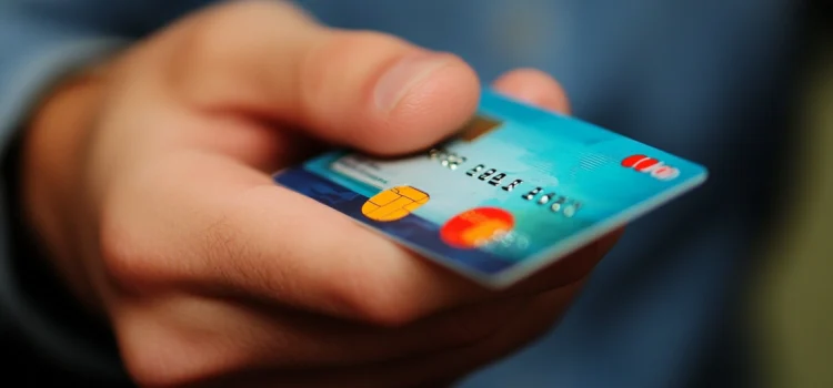 What Is the Credit Cycle? The Factors Behind Lending Loans A person holding a credit card, showing what the credit cycle is