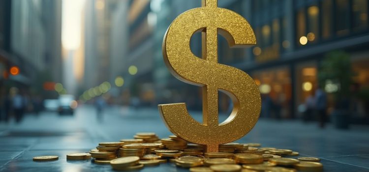 What Is Private Capital? Understanding the Roles of Each Party A glittery gold dollar sign and coins on a city street illustrate the question, "What is private capital?"