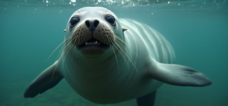 The Sense of Touch in Animals: 3 Ways They’re Not Like Humans A harbor seal swimming under the water illustrates the sense of touch in animals