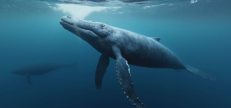 The Sense of Hearing in Animals: How They Hear What We Can’t Two whales swimming in the ocean near the surface of the water illustrate the sense of hearing in animals