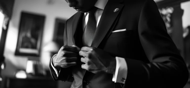 How to Build a Successful Career From Start to Finish A man putting on a suit to build a successful career