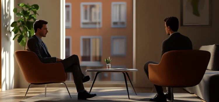 How to Sell Yourself in a Job Interview: Make a Good Impression A candidate selling himself in a job interview to a recruiter