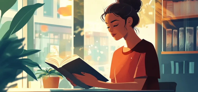 Power by Jeffrey Pfeffer: Book Overview and Takeaways A woman reading a book in a coffee shop