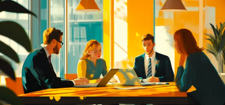 How to Build a Cohesive Team: Finding Talent With Diverse Skills A group of coworkers learning how to build a cohesive team by working together on a project