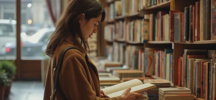 By the Time You Read This: Cheslie Kryst’s Story (Overview) A woman looking at a book in a book store