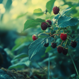 Blackberries growing in the wild illustrates "blackberry moments"