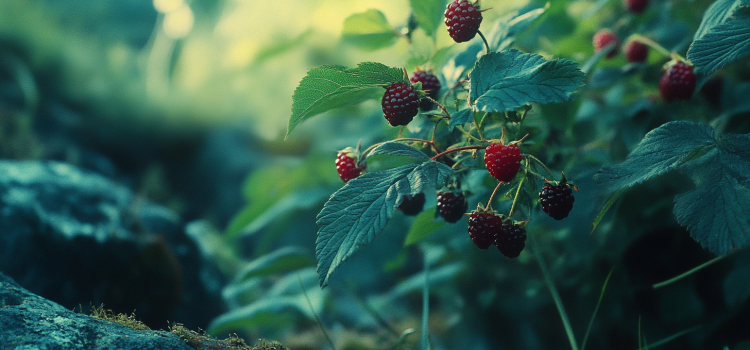 Blackberry Moments: Ernie Johnson Jr. Welcomes the Unexpected Blackberries growing in the wild illustrates "blackberry moments"