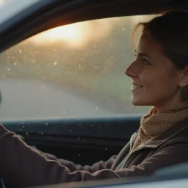 A person driving a car and talking to another person in the car illustrates unconscious processing