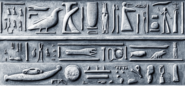 The Origin of Written Language: From Symbols to the Alphabet Hieroglyphs illustrate the origin of written language