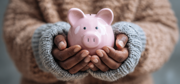 Killing Sacred Cows: Book Overview (Garrett Gunderson) A person in a sweater holding a piggy bank
