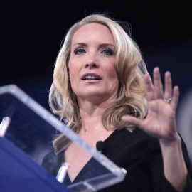 Political commentator and author Dana Perino speaking at CPAC 2016 on stage