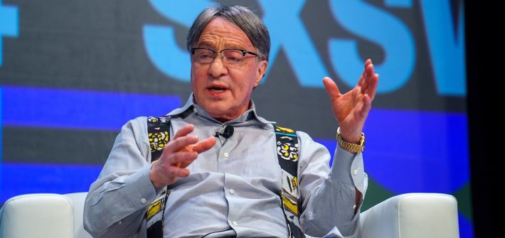 Ray Kurzweil speaking at South by Southwest in 2024