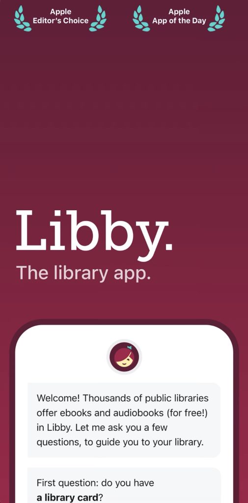 The Libby app